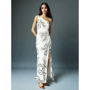 Marchesa Notte Gown Maxi Dress‎ Sz 8 Floral Special Occasion Prom Wedding